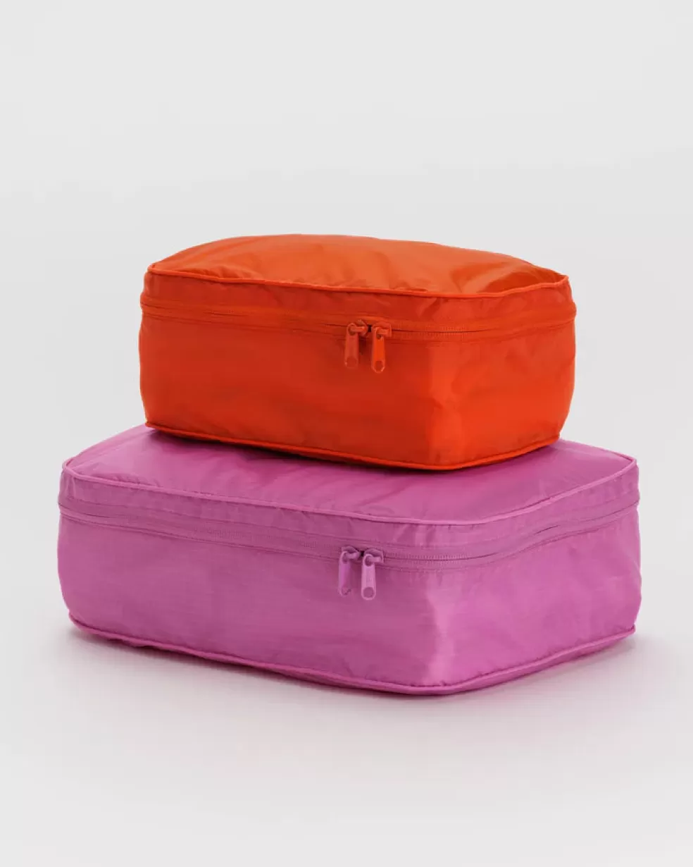 BAGS>Casa Clara Packing Cube Set Lipstick